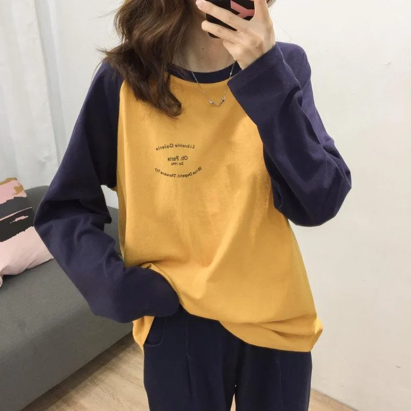 Clothes Yellow Tees With Print Female Tops Loose Women's T Shirts Offer High Quality 2024 Y 2k Harajuku Tshirts Emo Causal Kpop