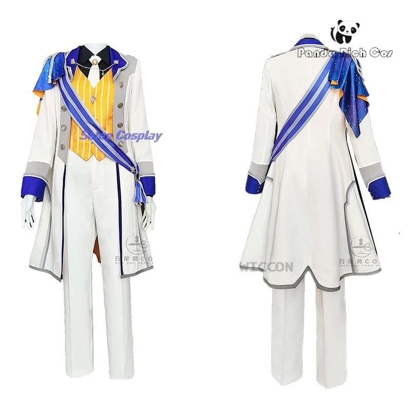 تنما تسوكاسا زي تنكري للرجال ، مشروع لعبة سيكاي تأثيري ، بدلة عرض العجائب ، ملابس حفلة الهالوين ، جديد ، باروكة ،