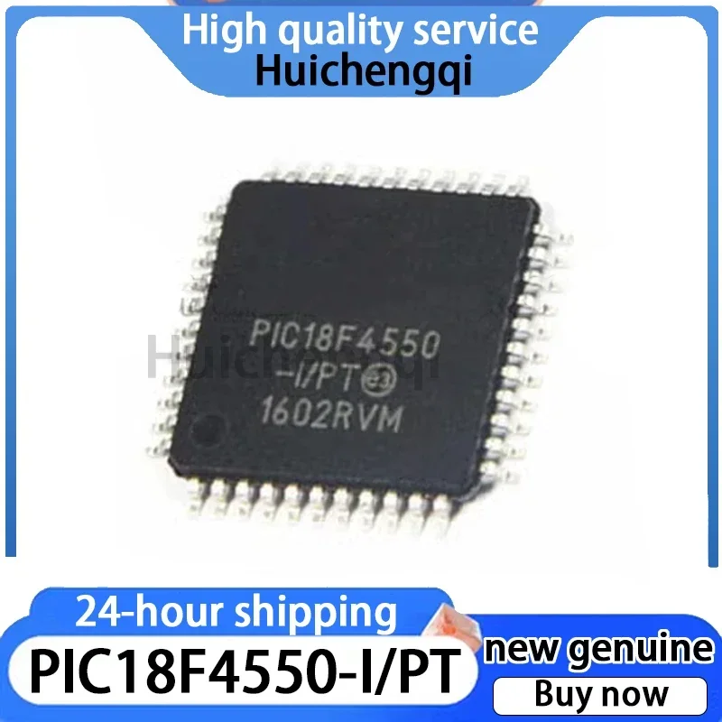 1PCS PIC18F4550-I/PT PIC18F4550 New Embedded Microcontroller TQFP44 Packaged MCU Chip in Stock