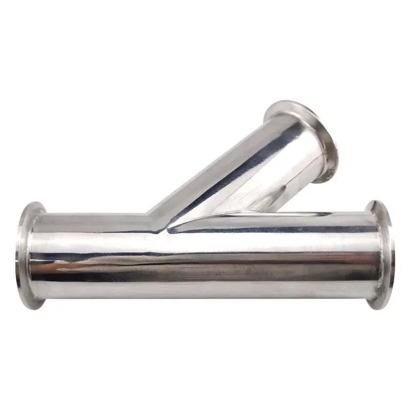 

304 Stainless Steel Inclined Y-shaped 3-way Pipe Outer Diameter 19mm-108mmOD1.5" - 2" Three-way Card Sleeve 50.5-64mm Self-Made