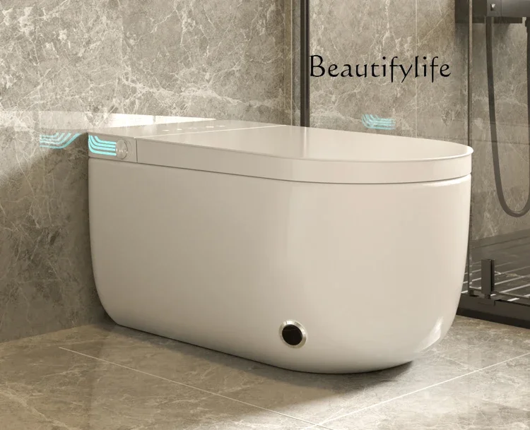 N69 One-piece automatic pit-free desktop squatting dual-purpose smart toilet, squatting and sitting toilet