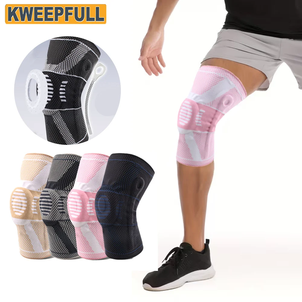 

1PCS Knee Support Brace with Patella Cushion & Side Stabilizers - Professional Pain Relief for Meniscus Tear, Runners & Workout