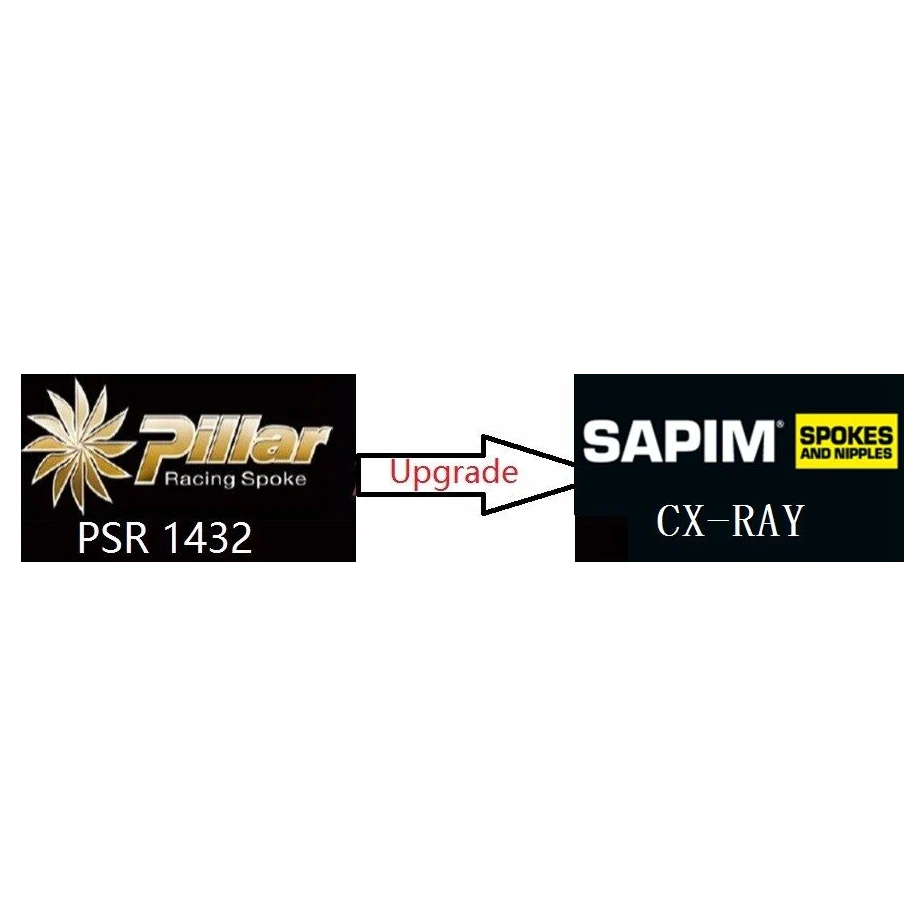 

Cost for Upgrade the Spokes from Pillar 1432/1423 to sapim CX-Ray