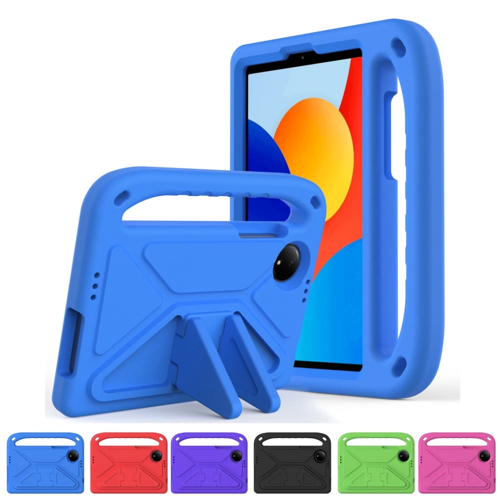 EVA Kids Safe Case For Xiaomi Redmi Pad SE 8.7 4G 2024 Case Portable Children Shockproof  Handle Stand Tablet Protective Cover