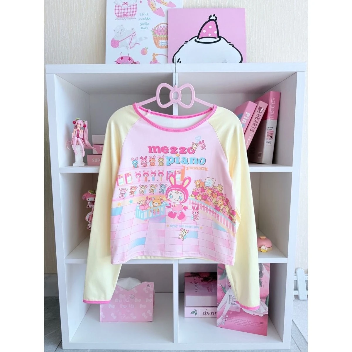 

Japanese Cartoon Mp Daughter Clothing Jojifuku Long-sleeved Cute T-shirt Autumn New Sweet Girl Y2k Aesthetic Undershirts