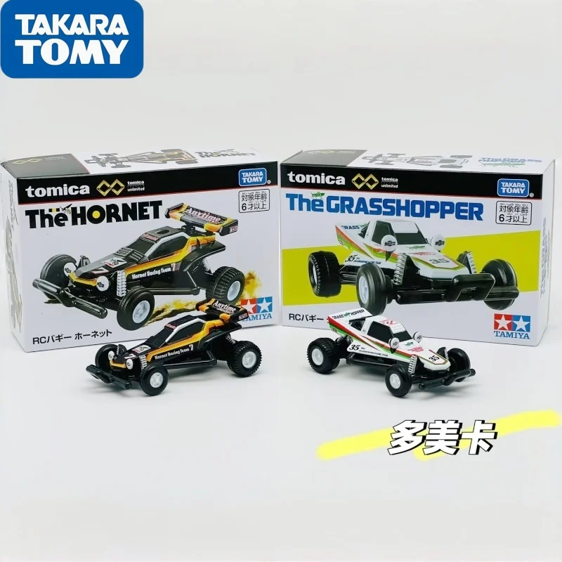 TAKARA TOMY TOMICA Alloy Vehicle Tamiya RC Series 4WD Off Road Buggy Bumblebee Diecast Car Model Collection