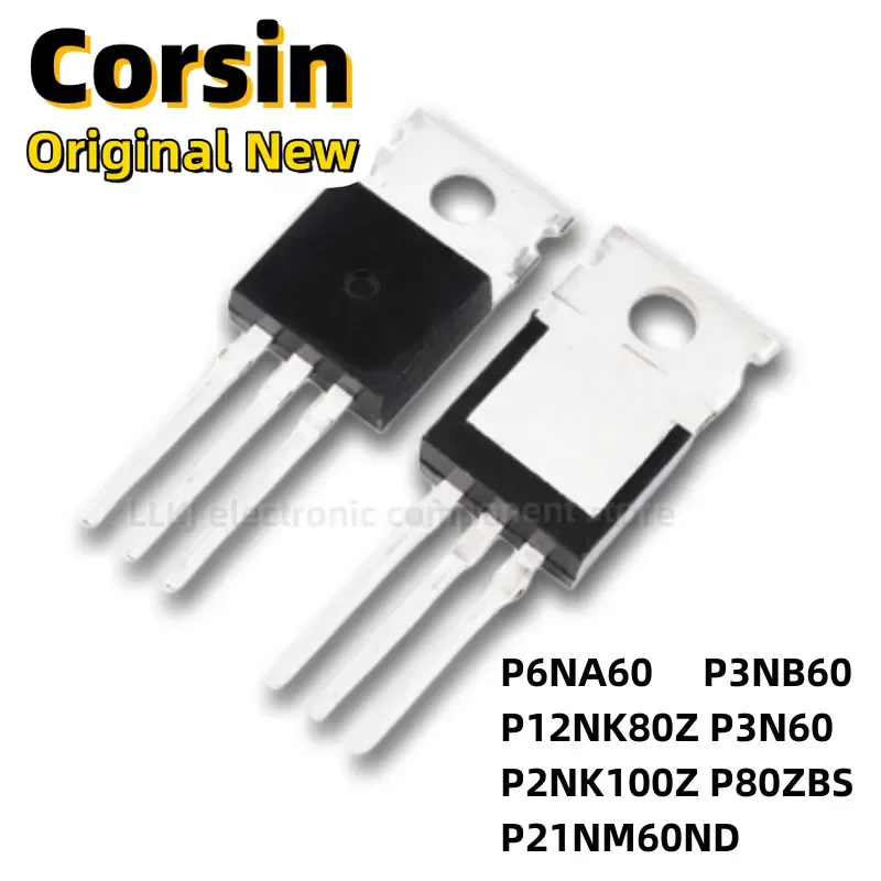 1pcs STP6NA60 P3NB60 P12NK80Z P3N60 P2NK100Z P80ZBS P21NM60ND  TO-220 MOS FET/