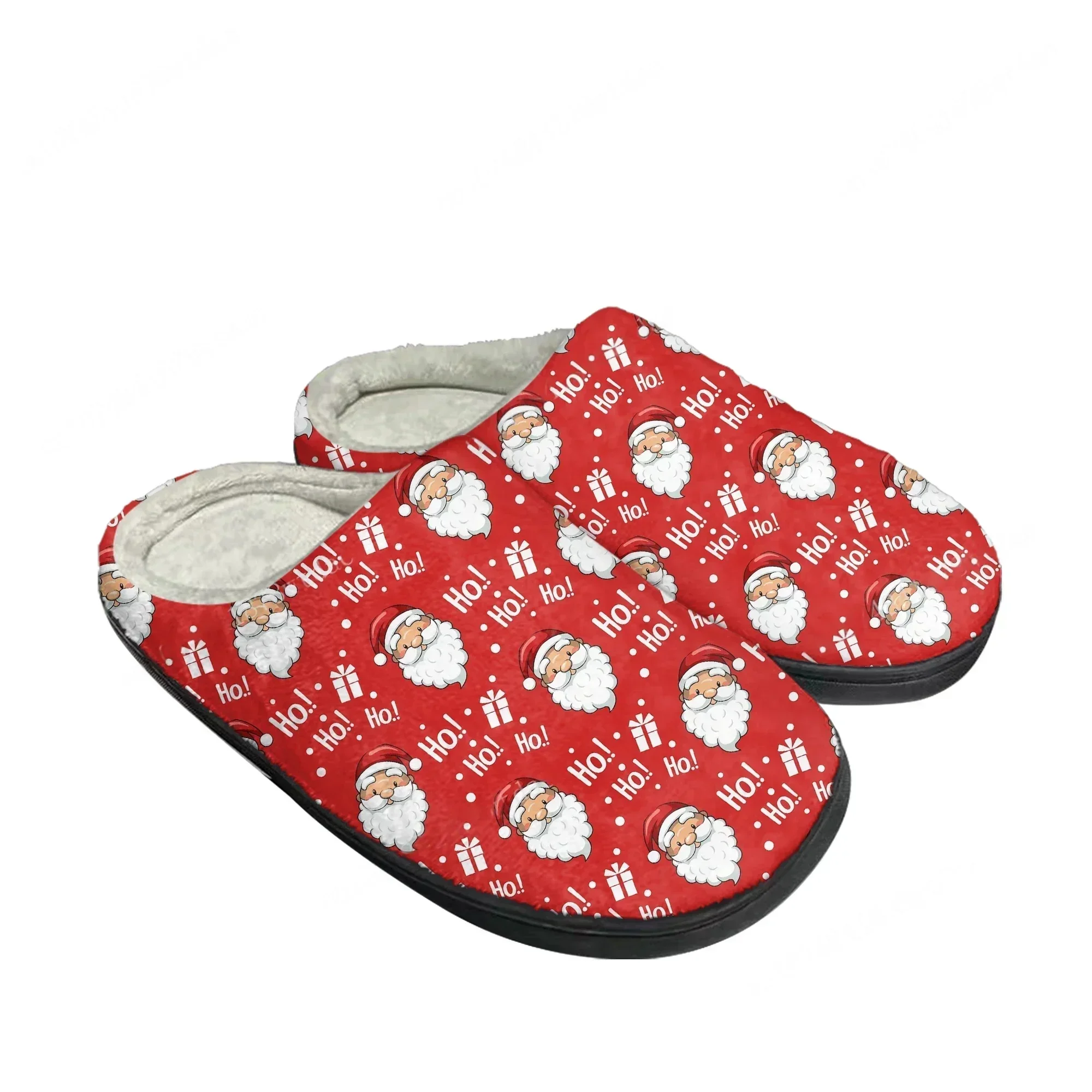 Merry Christmas Gift Home Cotton Slippers Mens Womens Plush Bedroom Casual Keep Warm Shoes Anime Custom Thermal Indoor Slipper