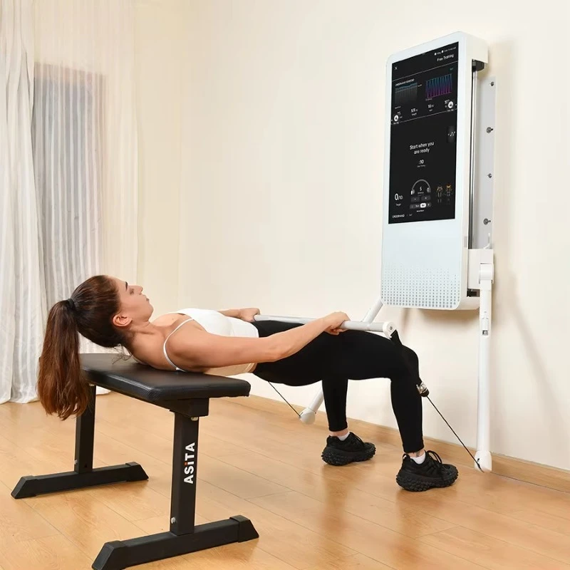 Multi Function Home Fitness Equipment Tonal Wall Mounted Smart Gym Dynamic Weight Strength Training view 3