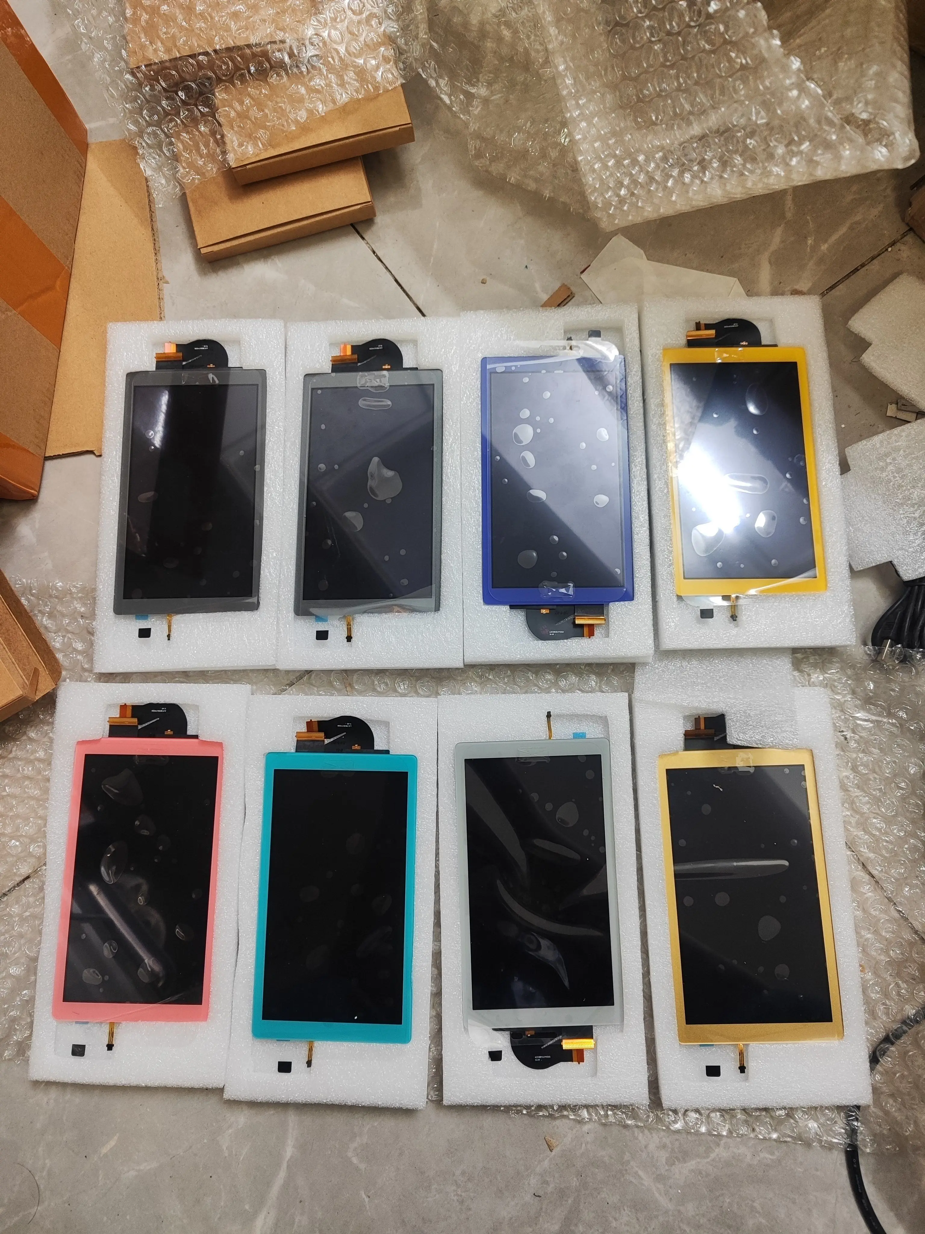 طقم استبدال شاشة LCD لاصقة كاملة جديدة شاشة عرض عالية الجودة لـ NS SwitchLite