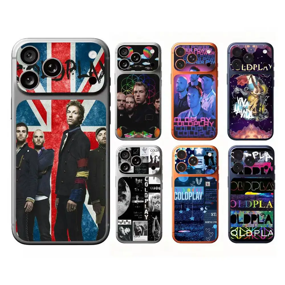 Защитная пленка-наклейка с дизайном поп-рок-группы Coldplay для iPhone 17 Pro и 17 Pro Max, устойчивая к царапинам