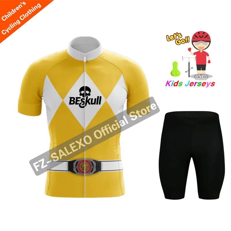 

2026 New Beskull Kids Cycling Jersey Set Short Sleeve Children Breathable Bicycle Clothing Boys and Girls Summer Bike Uniform