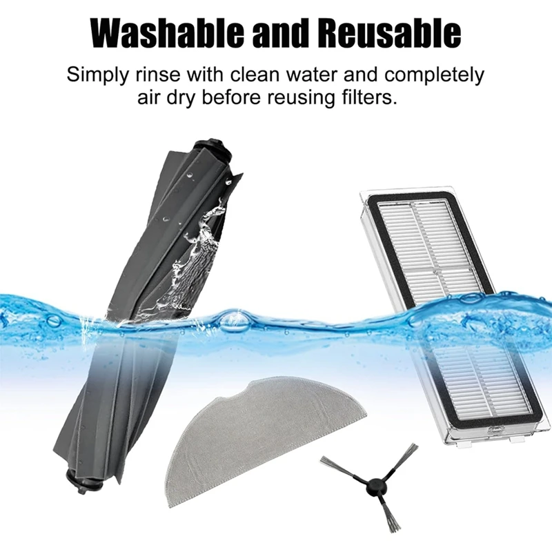 BAAG-комплект аксессуаров для робота-пылесоса Dreame Mova S10, запасные части, щетки, фильтры, швабры