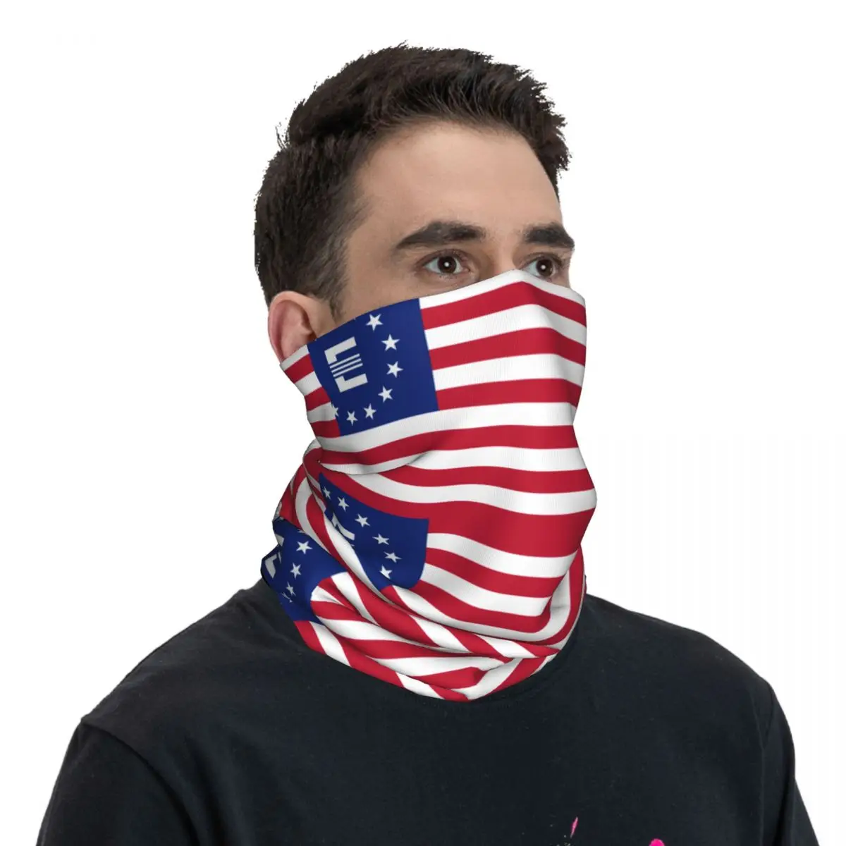 Flag Of The Enclave Bandana Neck Gaiter syal selendang hangat uniseks dewasa dapat dicuci