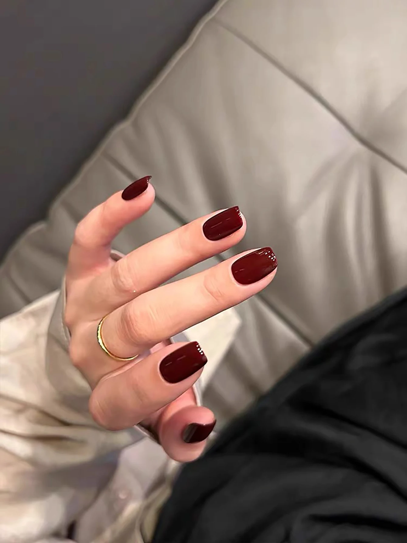 طلاء أظافر جل أحمر نبيذي وزعرور 10 مل، طلاء أظافر بالأشعة فوق البنفسجية/LED نقع الفورمالديهايد - مجاني لصالونات التجميل المنزلية للعام الجديد