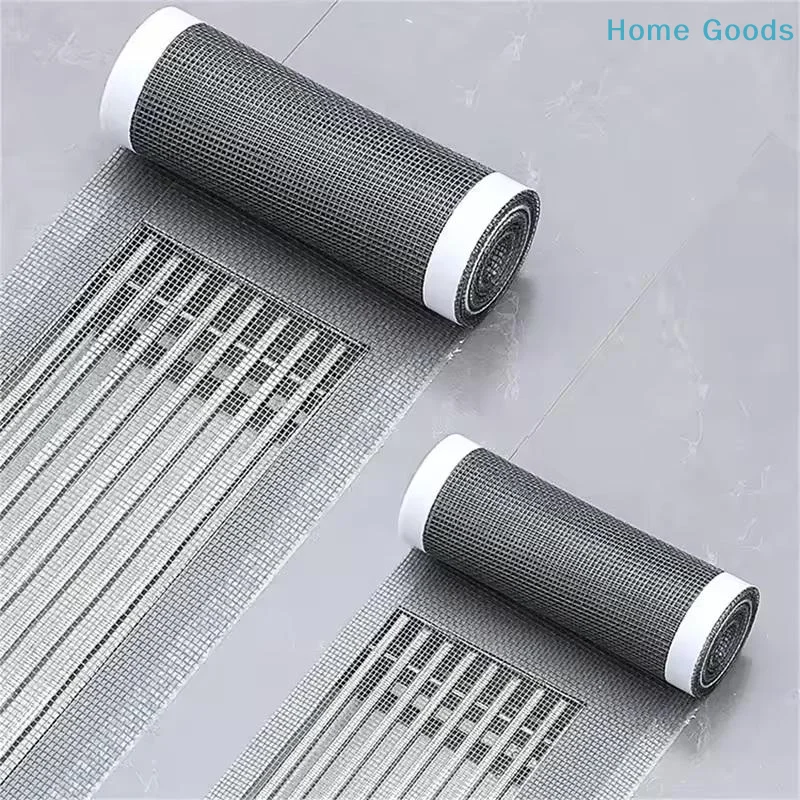 

preferredCuttable Shower Drain Hair Catcher Self-Adhesive Floor Drain Stickers Disposable Mesh Bathroom Kitchen Sink Hair Filter