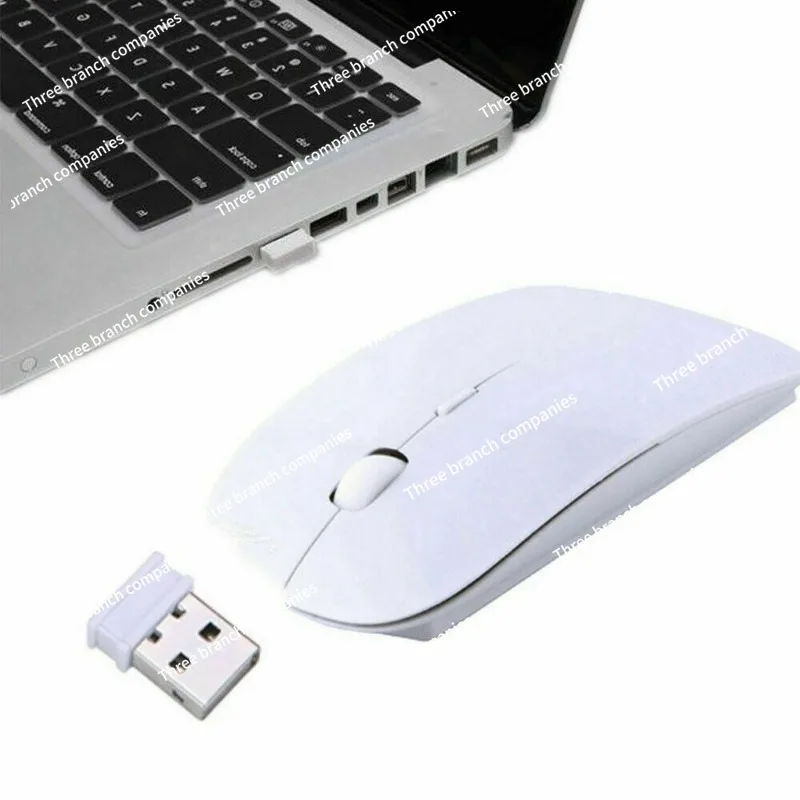 

2.4GHz Slim Wireless Cordless Mouse Optical Scroll for PC Laptop with USB Receiver