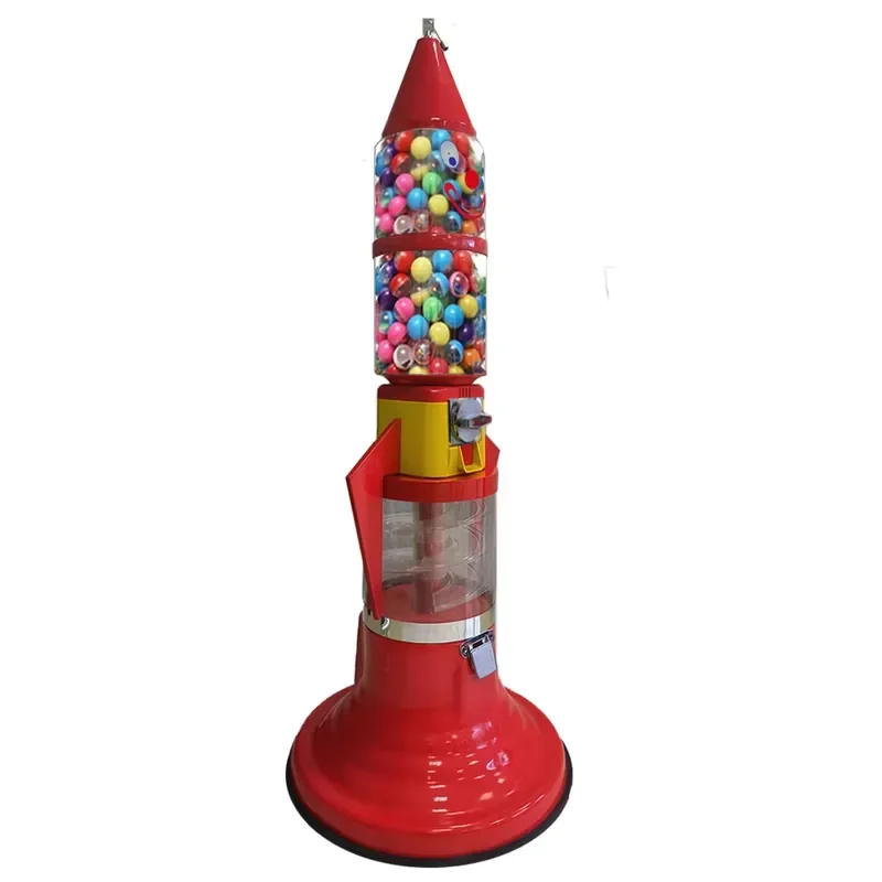 for New Style Rocket Shape Whirler Bouncy Ball Vending Machine Gashapon Cheap Factory Direct Sales