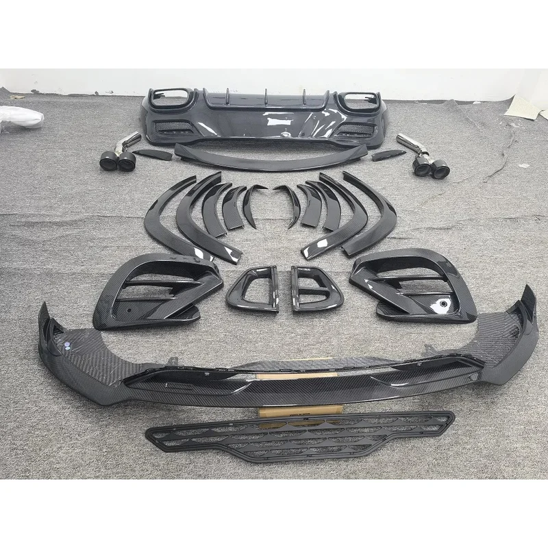 For Mercedes-Benz GLE63 Coupe| B Style Dry Carbon Fiber Body Kit