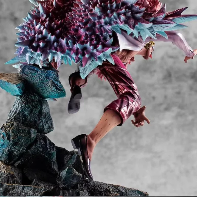 قطعة واحدة من شخصيات الرسوم المتحركة Doflamingo لعبة قابلة للجمع هدية لمحبي ديكور غرفة ألعاب الرسوم المتحركة شخصية ثنائية الأبعاد #5