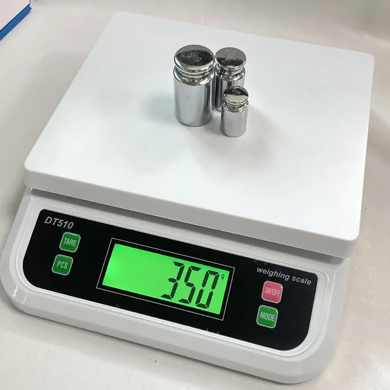 Báscula Digital de Cocina, 66LB 30kg/1g, Báscula Comercial para Alimentos, Pantalla LCD, Báscula para Repostería, con Cable, g/oz/lb/kg/tl/ct para Hornear y Cocinar