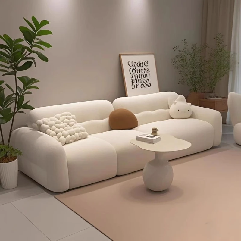 

Luxury Romantic Sofa Puff Living Room Modern Comfortable Sofa Nordic Style Accent Divani Da Soggiorno Home Furniture