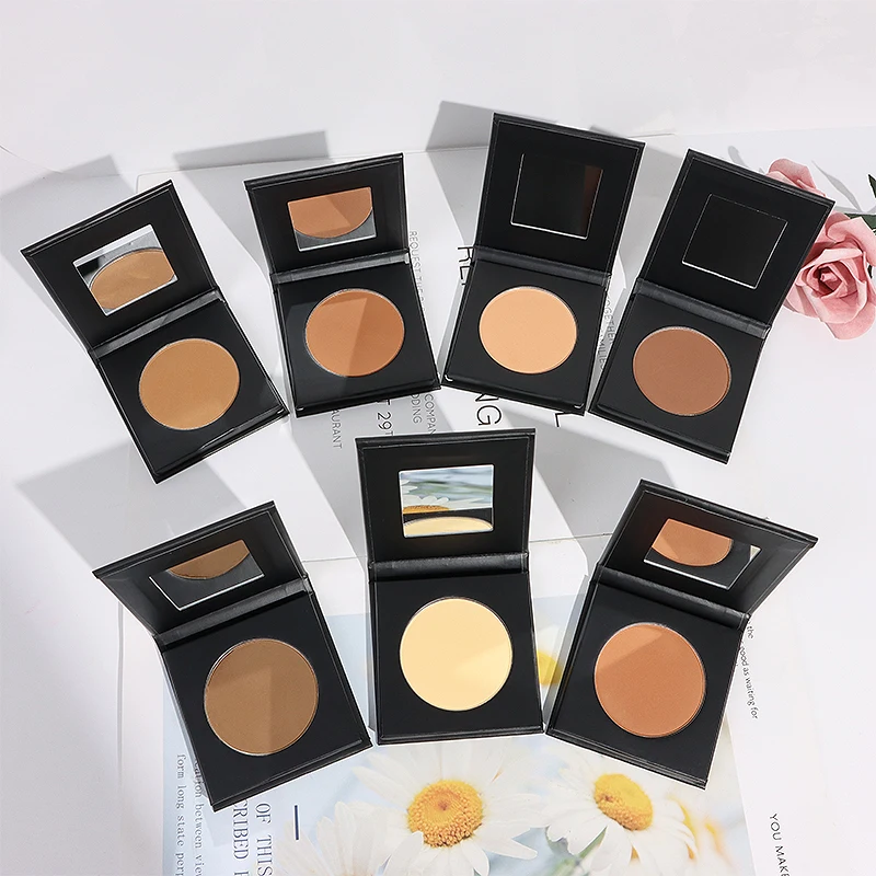 Bivanfe Pressed Shading Bronzer Powder 10 Colors Dark Ang Light Face Contouring Powder Palette Hairline Shadow Powder Makeup