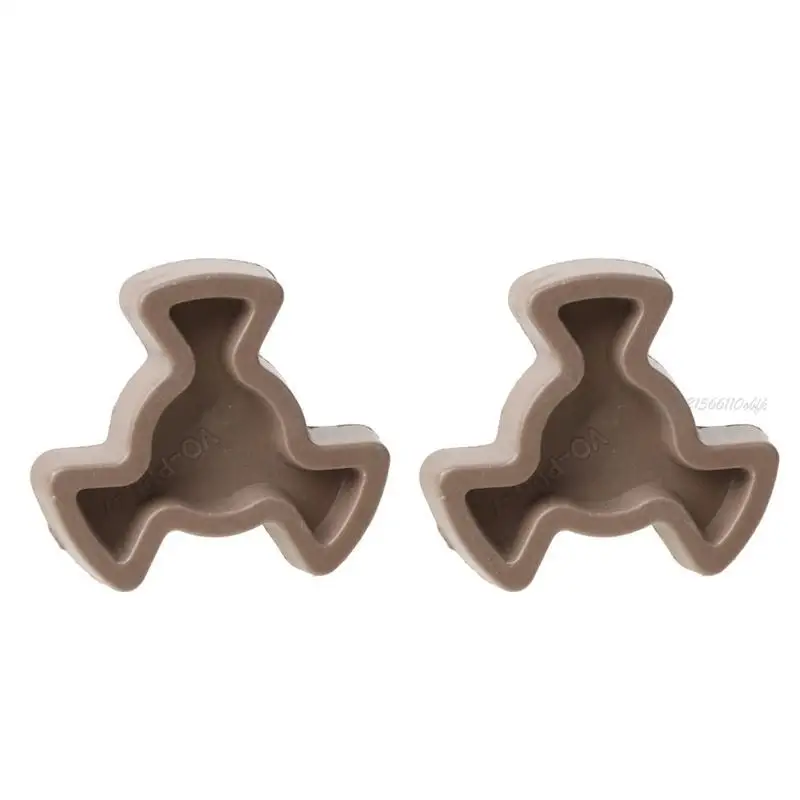 27RB 2PCS 14mm 전자 레인지 오븐 턴테이블 롤러 가이드지지 커플러 트레이 샤프트