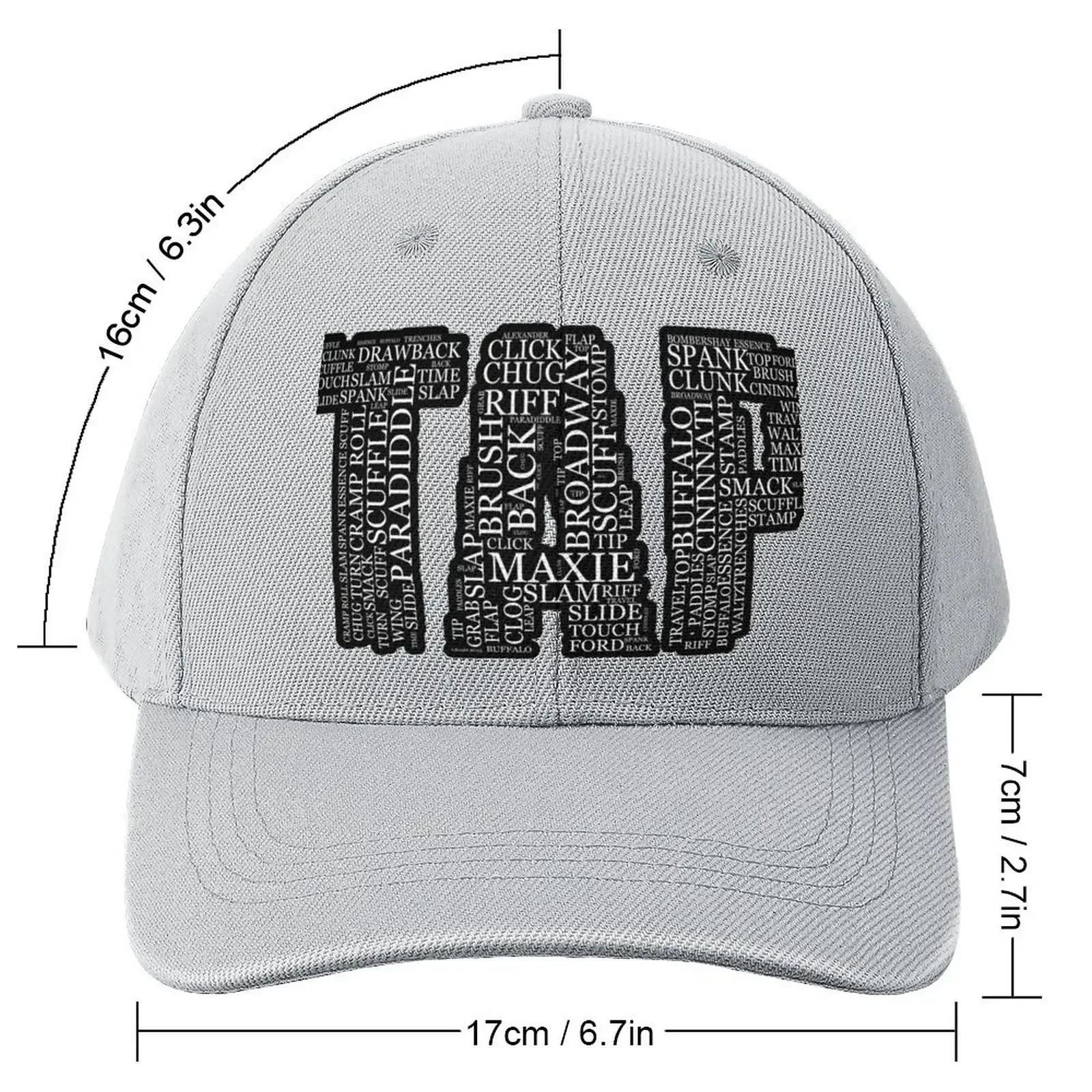 Funny Tap dancing gift - tap in words| tap dance related gifts,?tap dance student gifts, shoes Baseball Cap