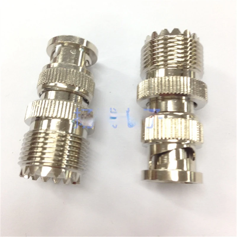 BNCJ/SL16K Walkie-Talkie เสาอากาศอะแดปเตอร์ BNC ชาย UHF หญิงทองแดงอะแดปเตอร์ RF