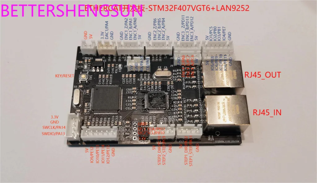 EtherCAT slave development board STM32F407 LAN9252