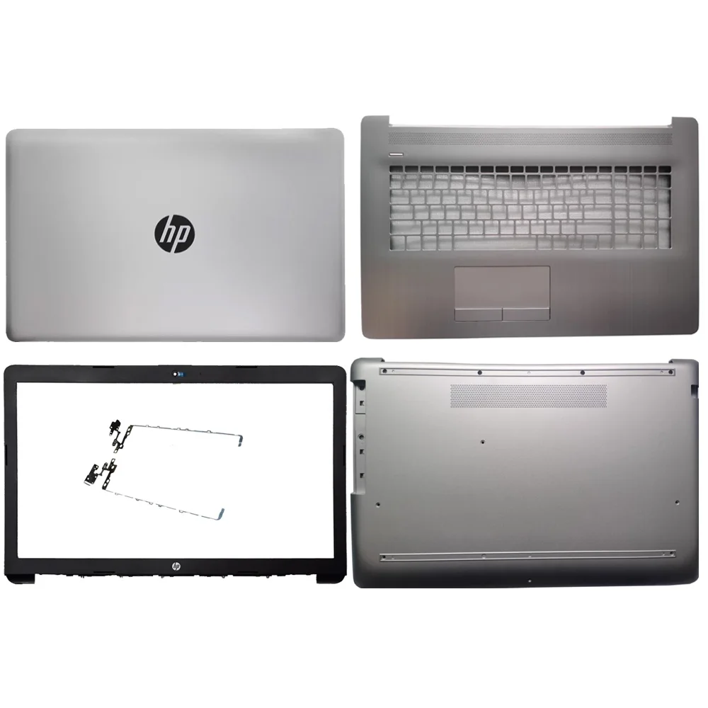 

New For HP Pavilion 17-BY 17-CA 17-CR 17Q-CS 470 G7 Laptop LCD Back Cover Top Lid Bezel Palmrest Bottom Case Silver L22499-001