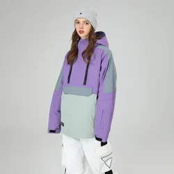 Snowboard Jacken Ski Jacke Frauen Winter Winddicht Wasserdichte Schnee Kleidung Frauen Mit Kapuze Schnee Sweatshirt Für Outdoor Sport