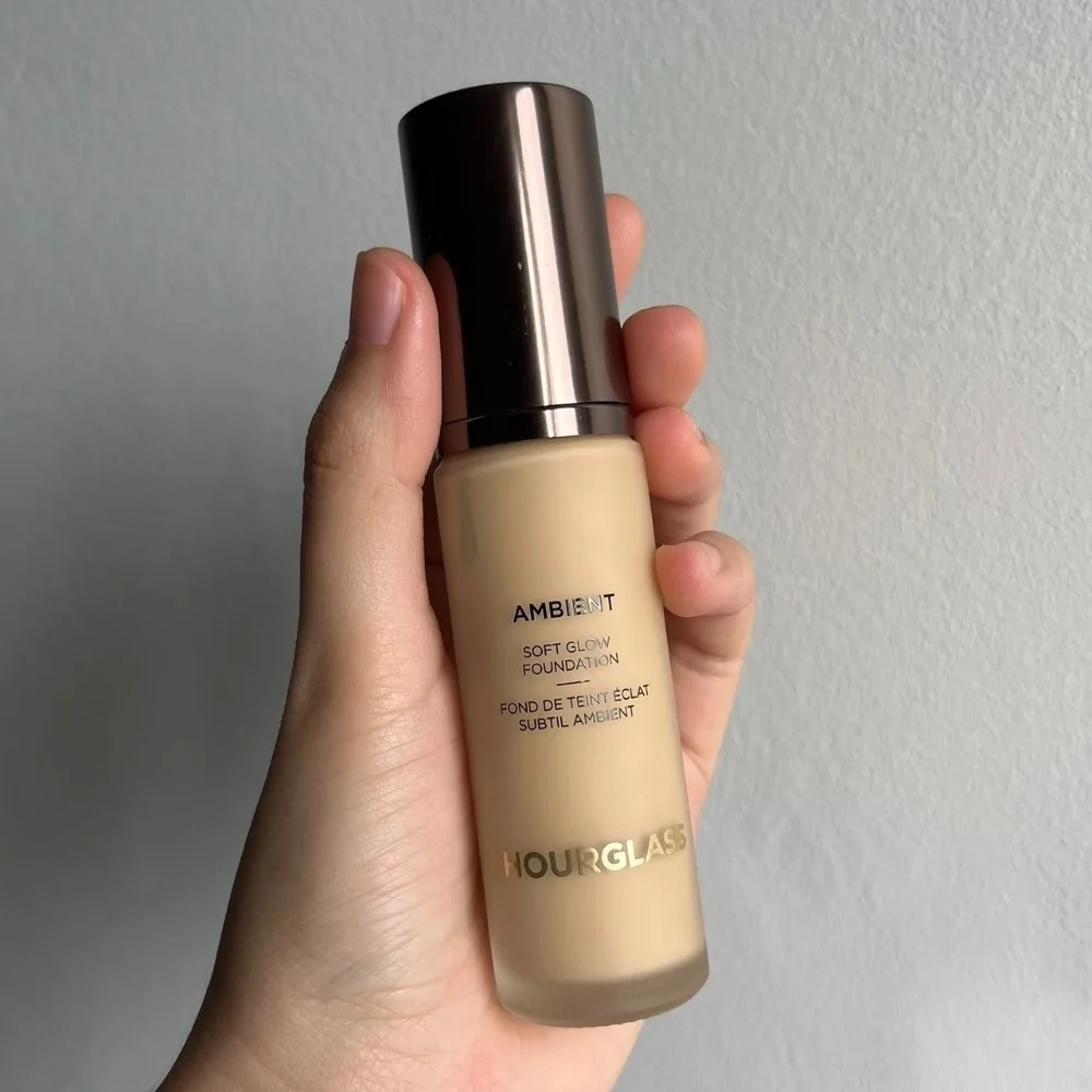 Korean Hourgalss Lasting Concealer High Cover Dark Circles Blemishes Ivory White Natural Color Soft Glow 15ml Liquid Foundation
