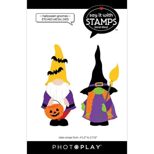 Halloween Collection Boo Fall Gnomes Spooky Metal Cutting Dies Stamps Stencil Scrapbooking Diary Embossing Diy Greeting Card