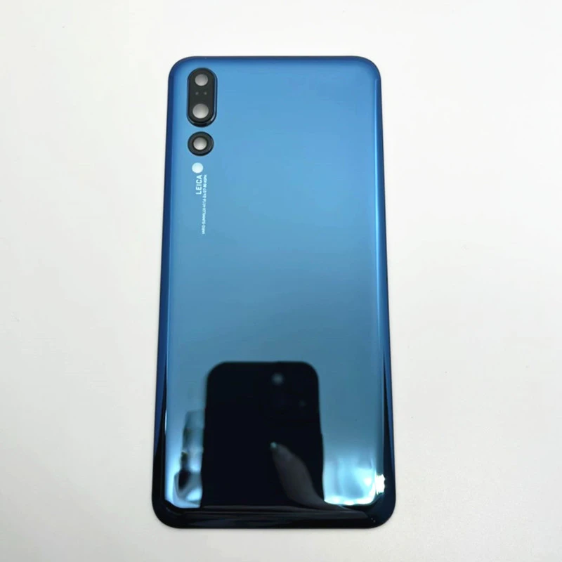 For Huawei P20 Pro Battery Cover Back 3D Glass Panel Rear Door Housing Case with Camera Glass Lens  Replacement Parts