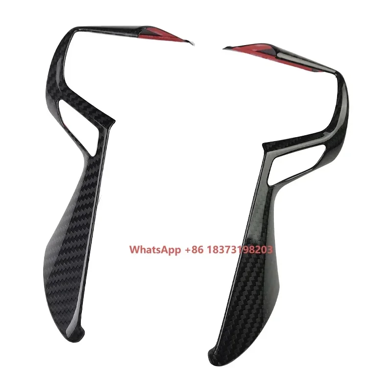 

Carbon Fiber Car Steering Wheel Cover Key Sticker Trim for Alphard Crown Vellfire 30 Auto Interior Parts Factory Direct