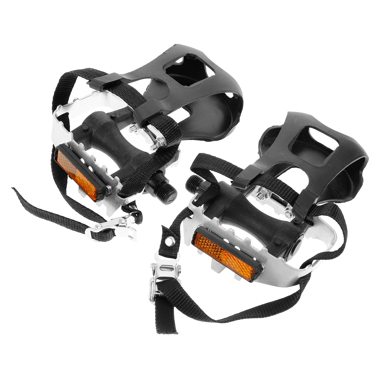 

Antislip Toe Clips Fitness Road Mountain Bike Pedals Cage Straps Replacement for Adult Cycling Stationary