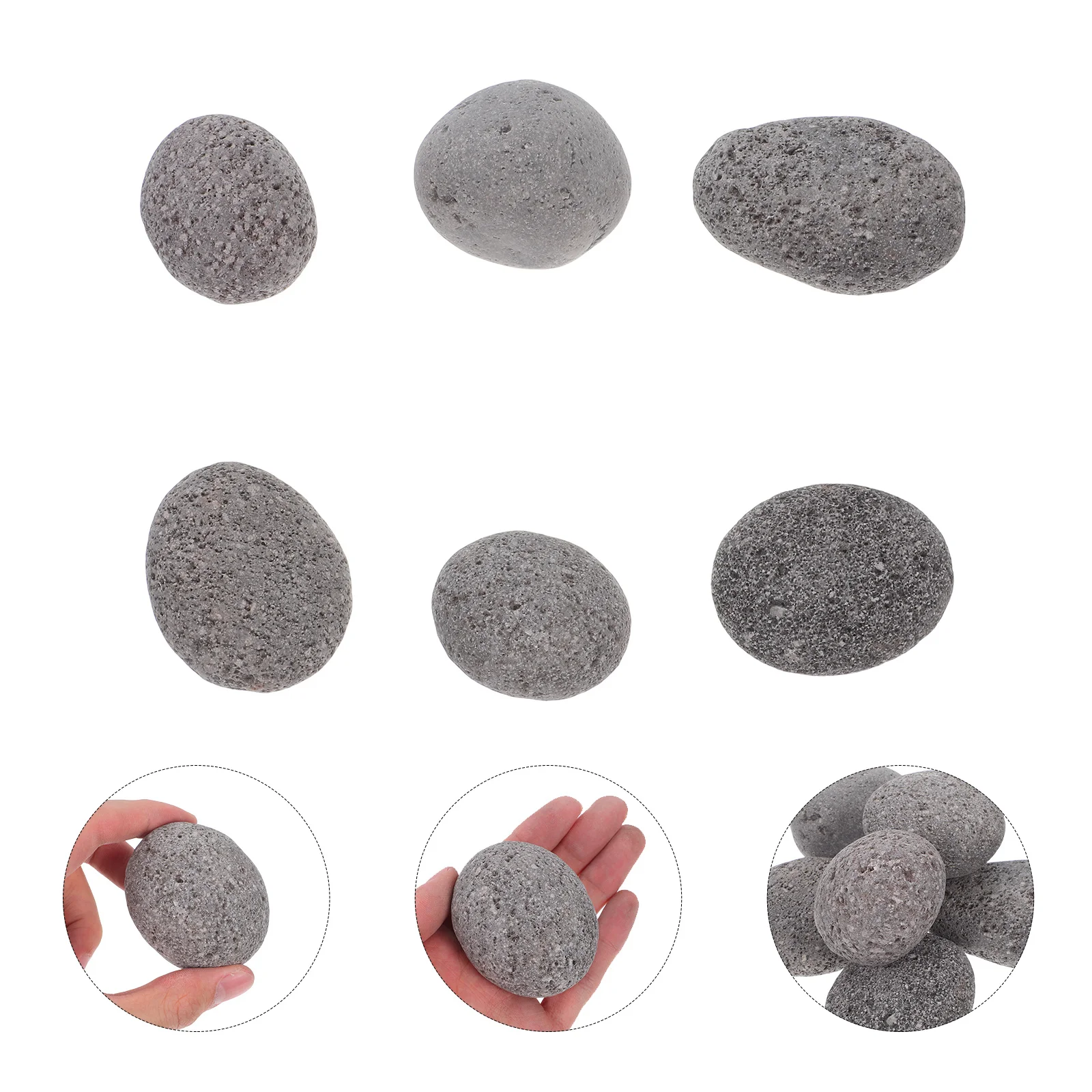 

Volcanic Lava Stones for Fire Pit Reusable Decorative Fireplace Rocks Landscaping Rock Fire Bowl Gas Indoor Outdoor Use