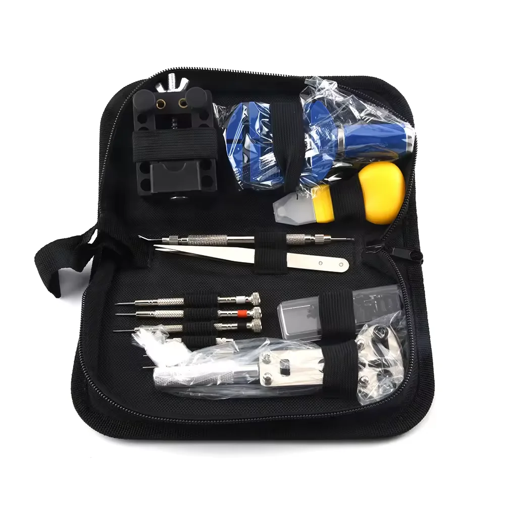 spring bar press watch back screwdriver watch repair tool kit multi-function 13pcs