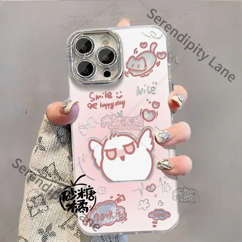 Light and Night Sariel Cartoon Mobile Phone Shell Cosplay Acrylic All Inclusive Dull Polish Colored Drawing Iphone Shells Cute