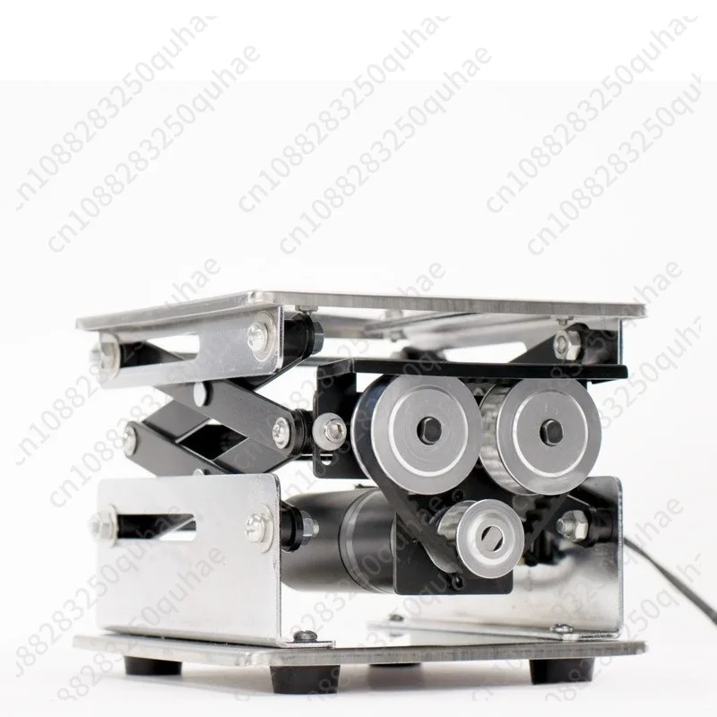 Small Electric Lifting Table Laboratory Stainless Steel Remote Control Lifter