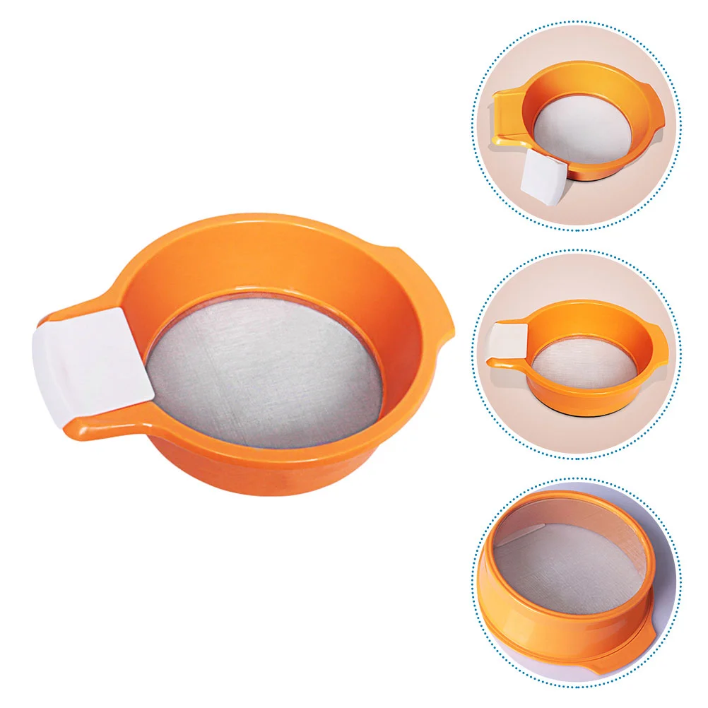 

Fine Mesh Sieve Garden Soil Strainer Gardening Sifter Stainless Steel Rust Baking