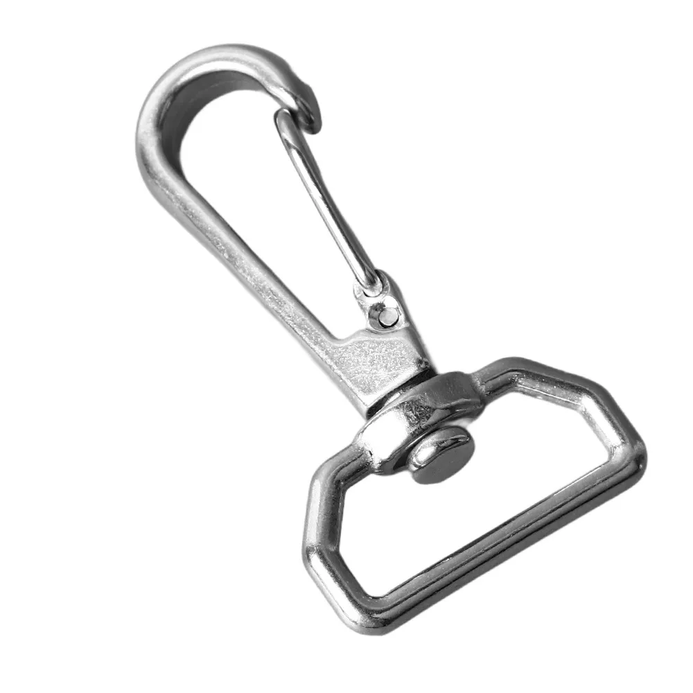 6pcs Versatile Universal Fit Spring Snap Hooks Quick Straping Durable D Ring Snap Hooks Carabiner Hook For Pet Collars