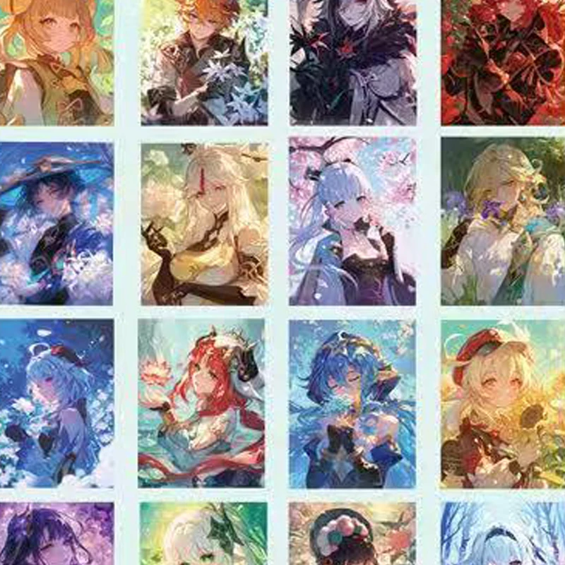 Genshin Impact Het Einde Van Witte Dauw 12*15.6 Acryl Full Color Printing Groothandel Collectie Caihuoche Wenchuang Kinderen speelgoed