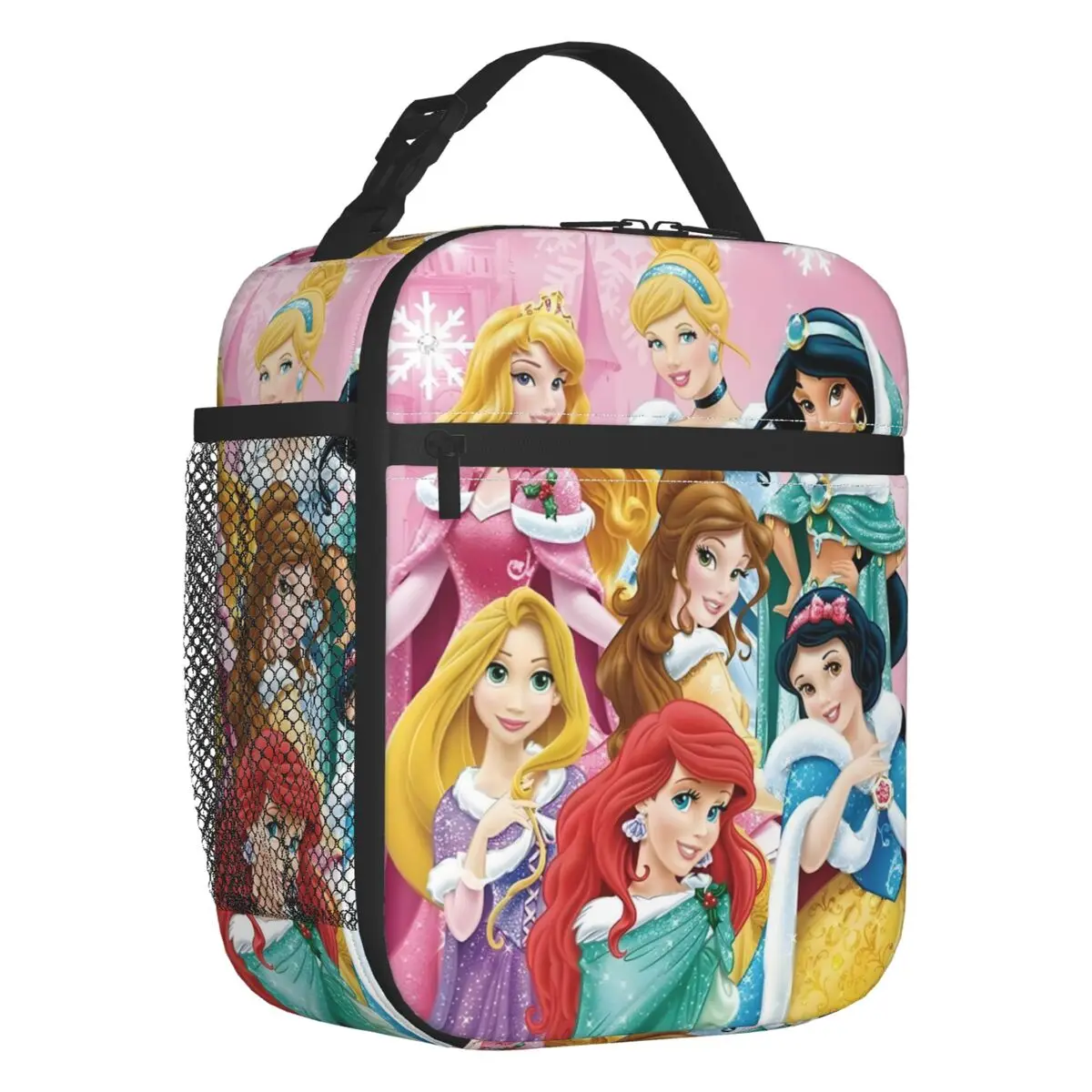 

Портативные ланч-боксы Kawaii Princess на заказ, водонепроницаемые очаровательные аниме-мультфильмы, термохолодильник, изолированная сумка для обеда, офисная сумка