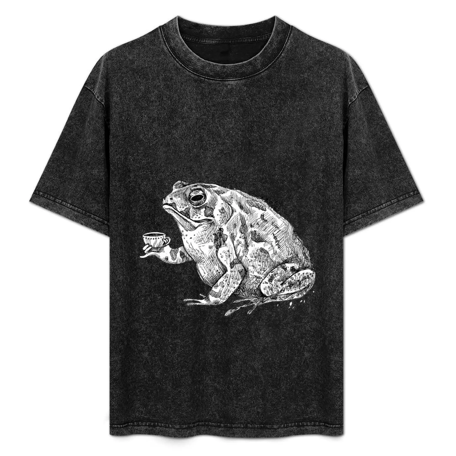 Tea Toad T-Shirt Outdoor Work Short Sleeve Top