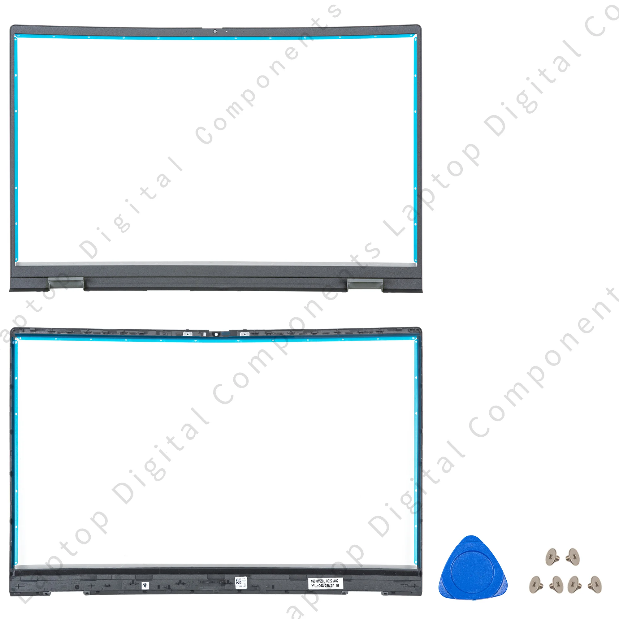 Inspiron 15 Pro 5510 5515 LCD 뒷면 커버/전면 베젤/손목 받침대/하단 케이스/경첩 하우징 케이스용 새 부품 0CHFVW 05WK5X