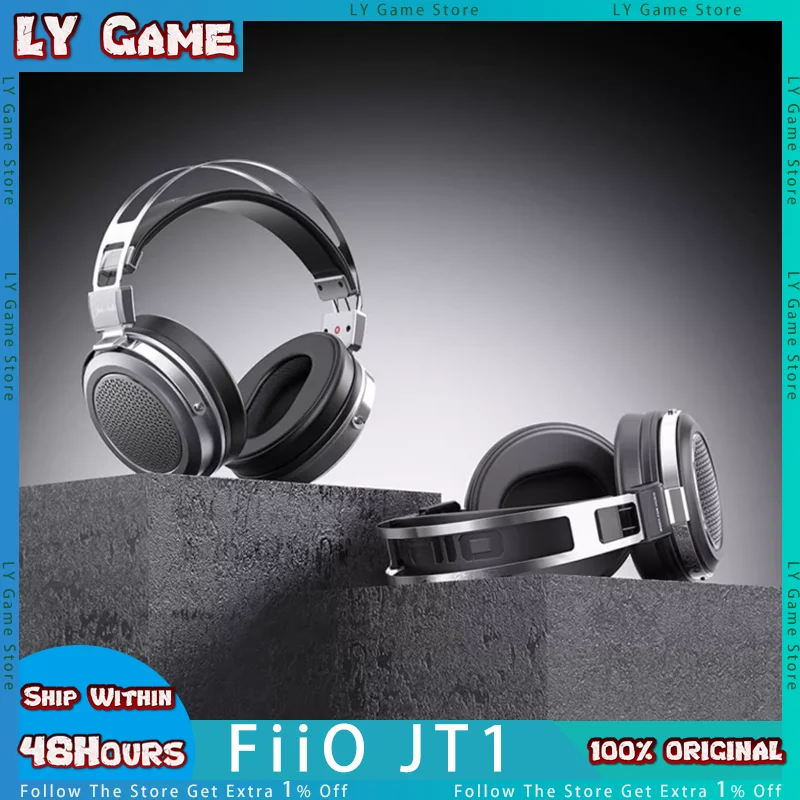 

Fiio Jt1 гарнитура Hi-Fi Hifi Музыкальная гарнитура с двойным кабелем 3,5 мм, микрофон для звонков, легкие Игровые наушники для компьютера, под заказ