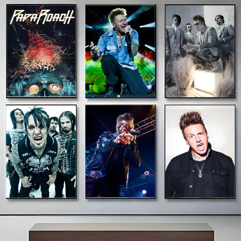 Rap Metal P-Papa Roach Poster Crease Free Waterproof Durable All Space Wall Decor